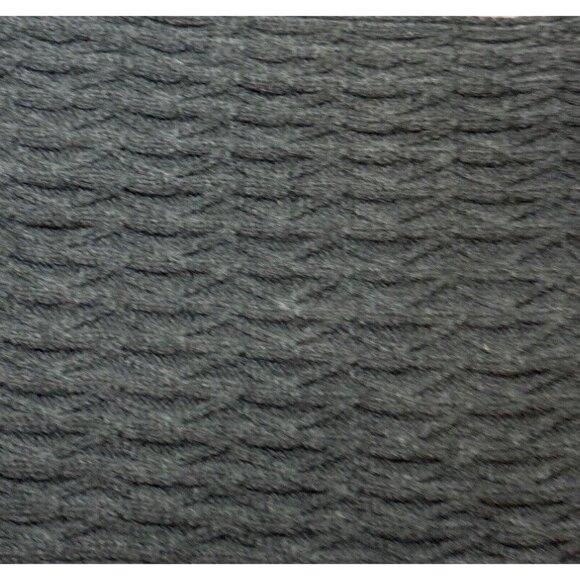 Murano Scarf Wool Blend Cable Knit Men In Dark Gray Charcoal 8 X 64" - Picture 4 of 9